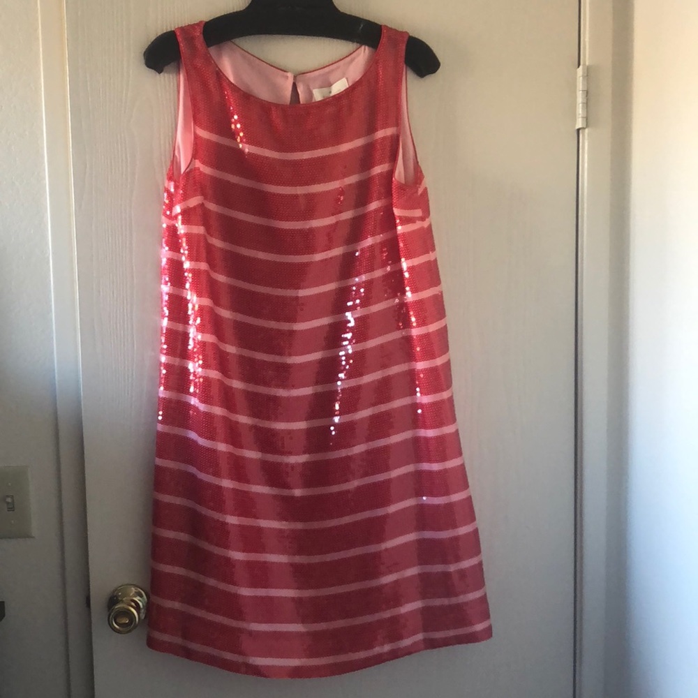Kate Spade Sequin Stripe Dress